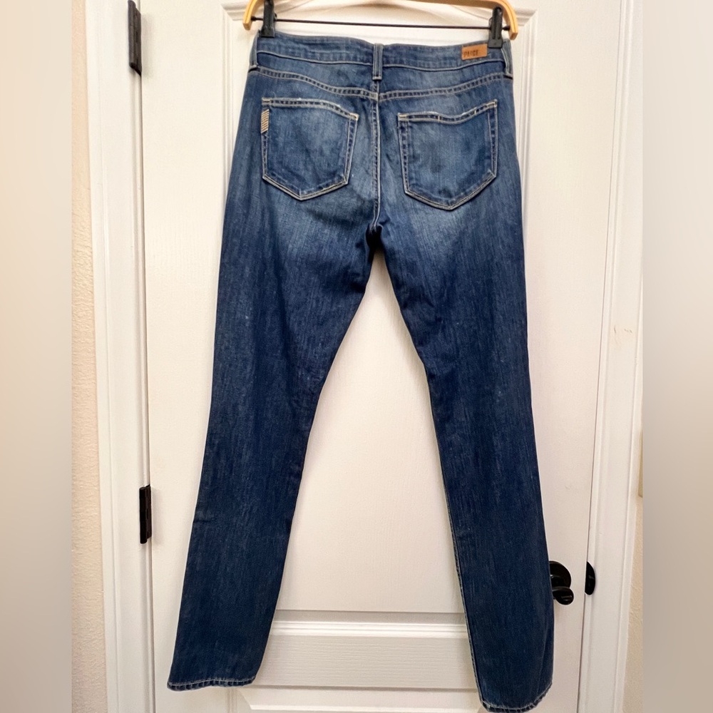 PAIGE Jimmy Jimmy Skinny Jeans Women’s 27 Distressed Ripped Boyfriend Denim - Picture 9 of 13